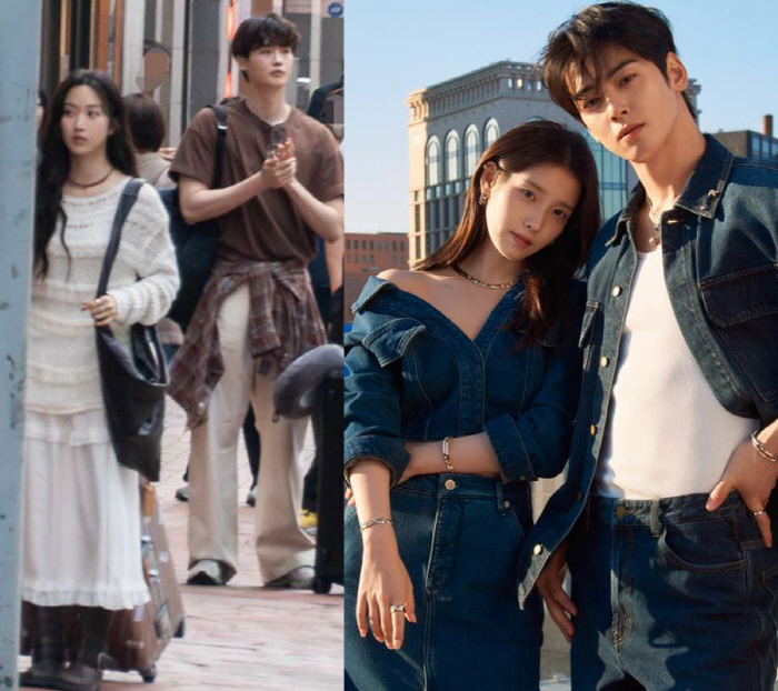 IU ♥ Lee Jong-seok, Cha Eun-woo and Moon Ga-young on the same day, a couple in their third year of friendly two-shot, their main job moment 