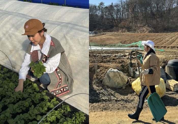 S.E.S. Shue Breaks Illegal Gambling and Harvests Bottle Grass on a 1,500-pyeong farm with a farming shovel in the countryside